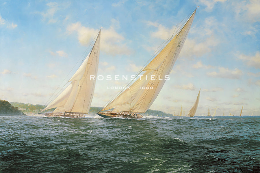 J Class at Cowes, 1934 - Steven Dews
