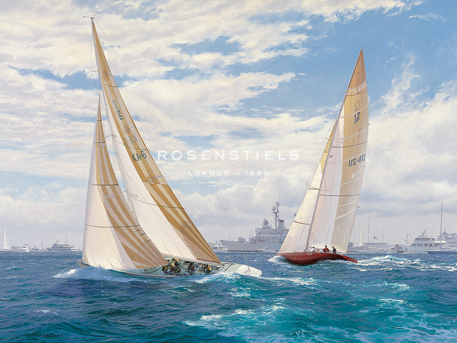 Australia II Tacks for the Line - Steven Dews