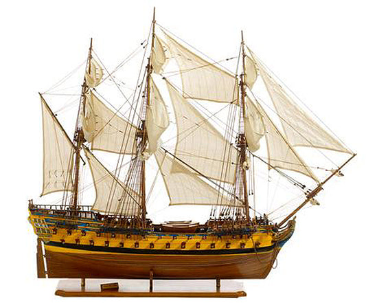 HMS Bellona - Scratch built model