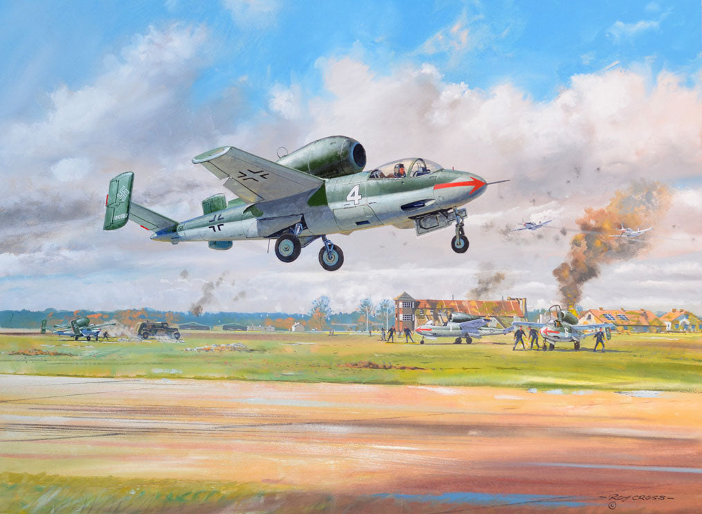 Me 162 Heinkel He 162 Volksjäger - Roy Cross GAVA RSMA – Art Marine
