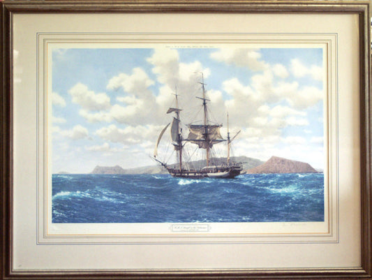 HMS Beagle in the Galapagos - John Chancellor