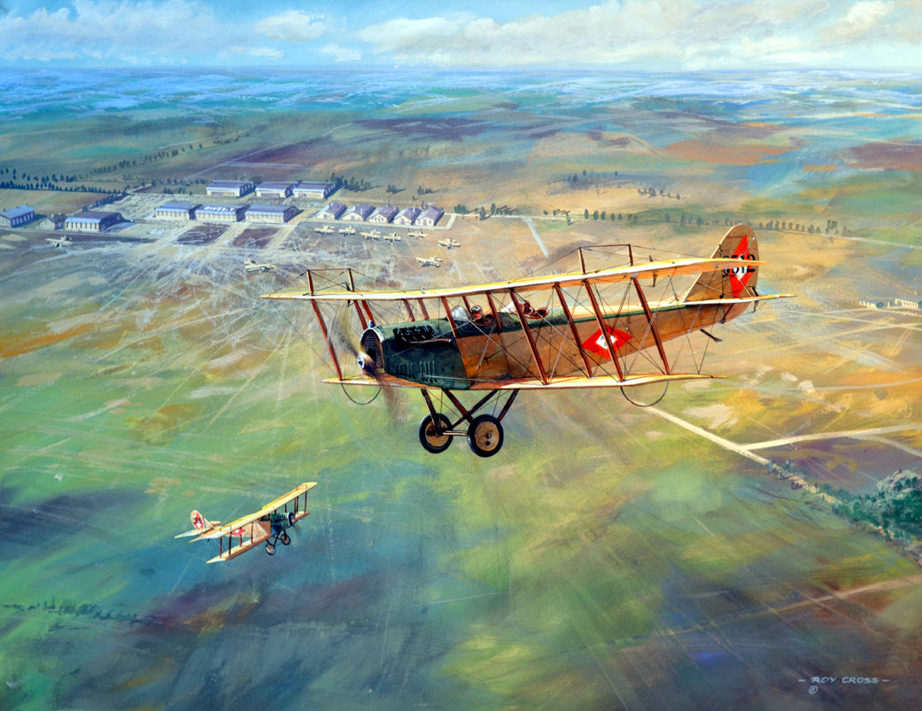 Roy Cross Aviation Art - Curtiss JN-4A “Jenny”