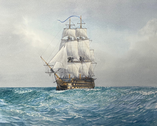 HMS Victory Squaring the Yards - John Christian