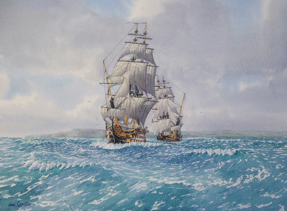 Nelson's first Voyage aboard HMS Victory - John Christian