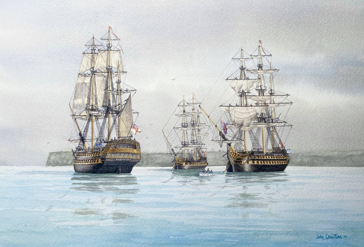 Off Goodrington Naval Hospital 1782 - John Christian