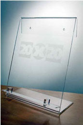 Custom built acrylic easel for the 20x20 book - Kos