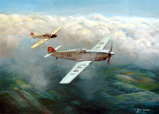 Roy Cross Aviation Art - Messerschmitt  Bf 109VI