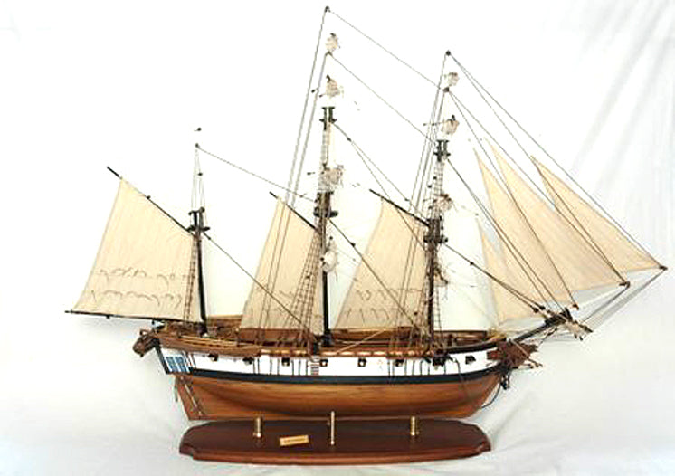 Model of HMS Beagle - Scratch built model