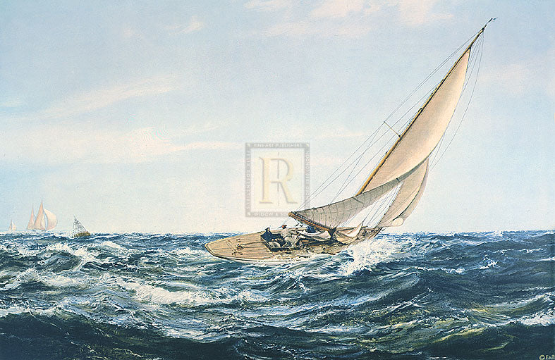 A Winning Tack - Montague Dawson