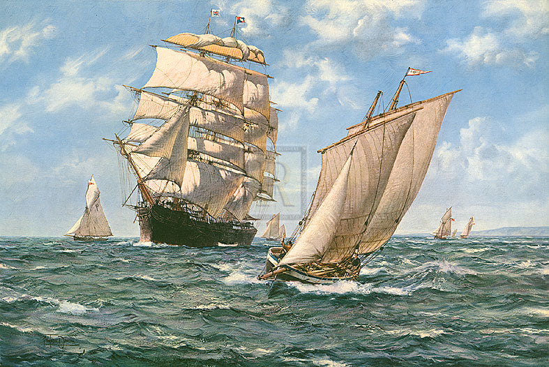 Ahoy! - Montague Dawson