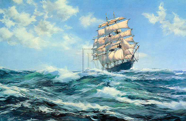 Breaking Out The Royals - Montague Dawson