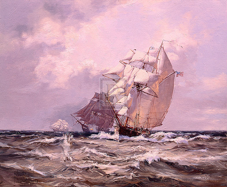 Catch Me If You Can! - Montague Dawson