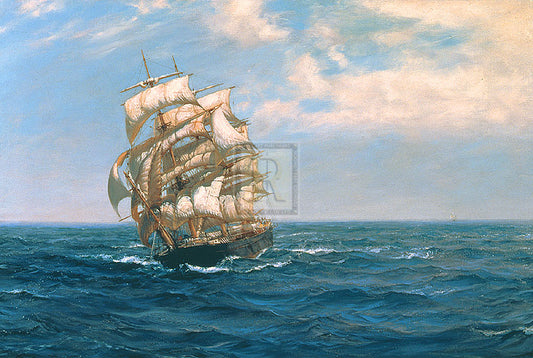 Good Weather - The Huguenot - Montague Dawson