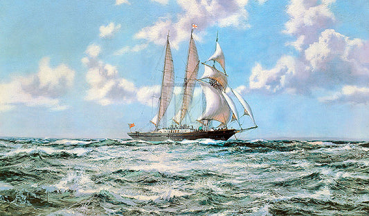 In Full Sail - Montague Dawson