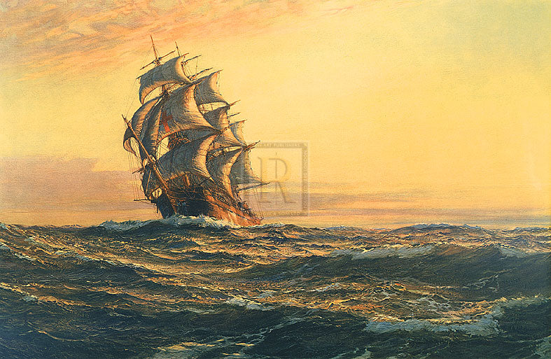 Sails of Evening - Montague Dawson