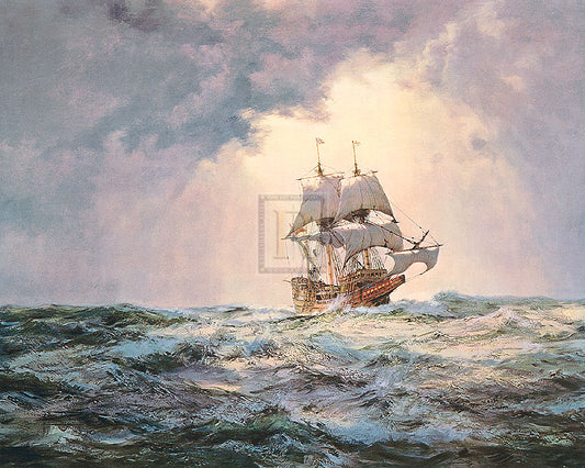The Gallant Mayflower - Montague Dawson