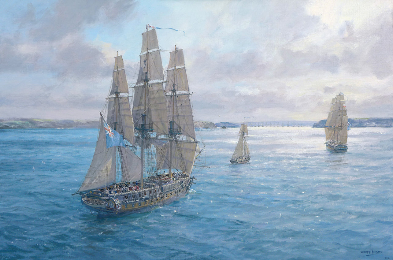 Morning Reconnaissance - Looking into Brest, June 1800 - Geoff Hunt PPRSMA
