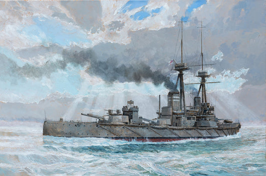HMS Vanguard 1914 - Paul Wright RSMA