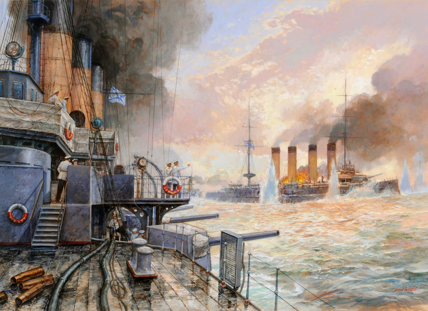 The Battle of Tsushima - Paul Wright RSMA