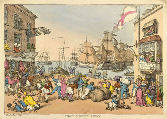 Portsmouth Point - Thomas Rowlandson