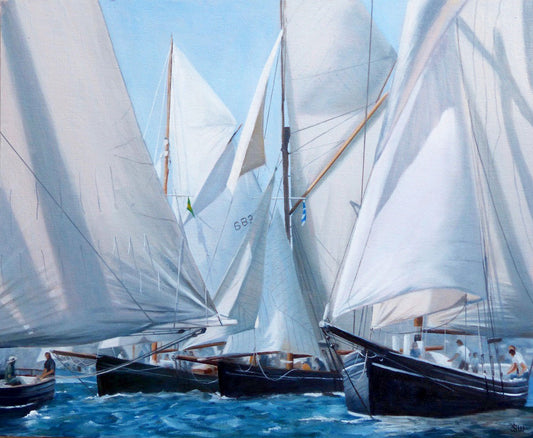 Pilot Cutters, after the Gybe - Sheena Bevis-White