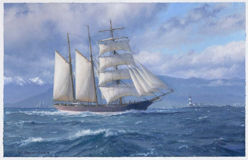 Star of Chile off Race Rocks, BC Canada 1920 - Steven Dews