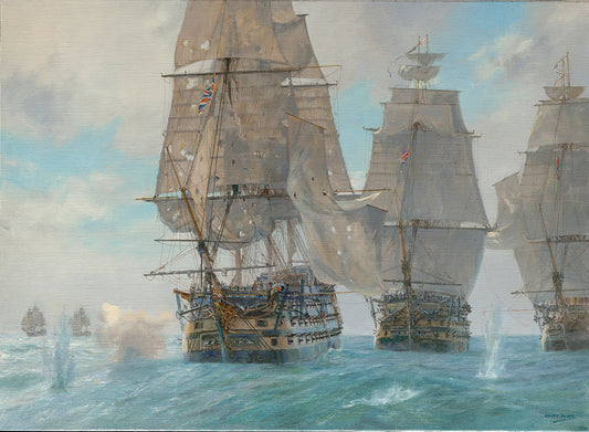Storm Approaching - Commissioned oil on canvas by Geoff Hunt PPRSMA