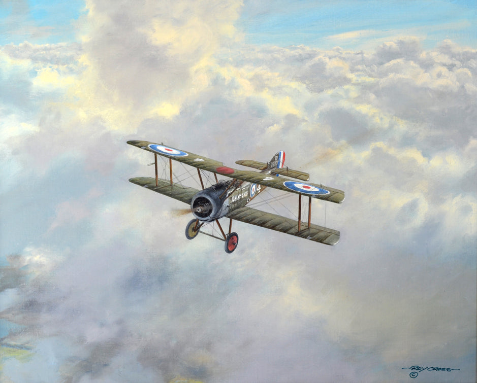 Roy Cross Aviation Art - The Clouds Remember - Sopwith Pup 1918