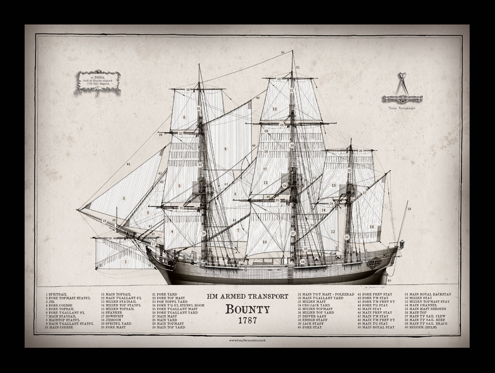 HM Armed Transport Bounty 1787 - Tony Fernandes