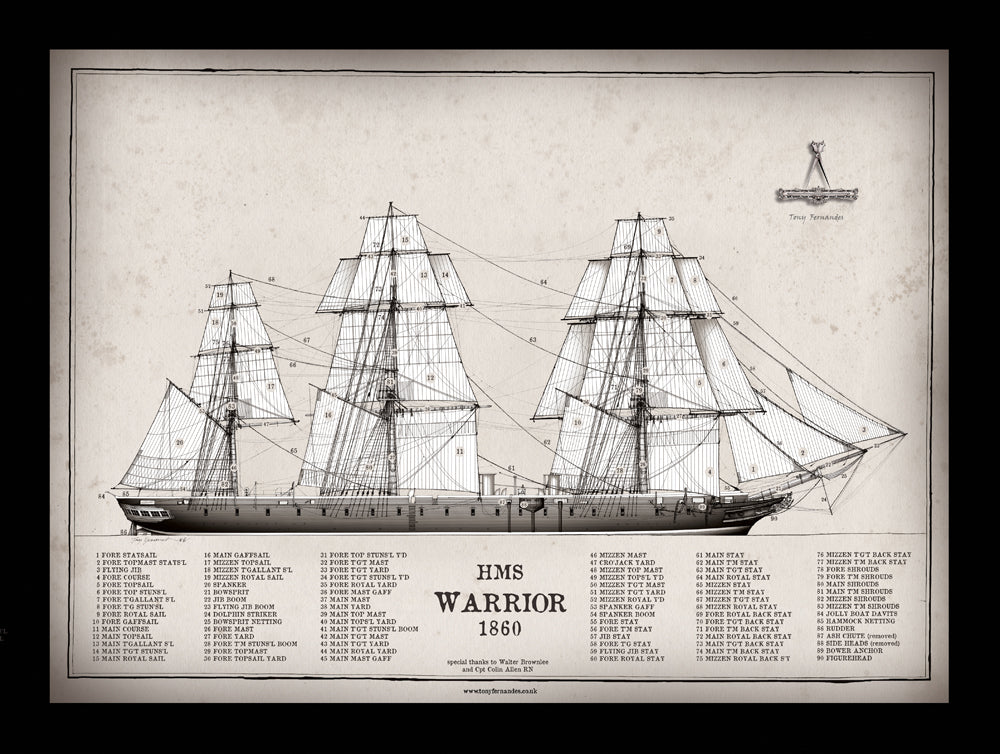 HMS Warrior 1860 - Tony Fernandes