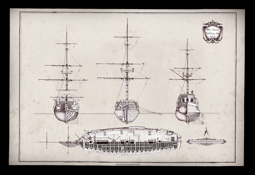 The Alice Carmel, 18th Century Sailing Ship - Tony Fernandes