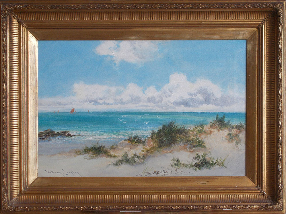 Seascape with Sand Dunes - William Langley (1852 - 1922)
