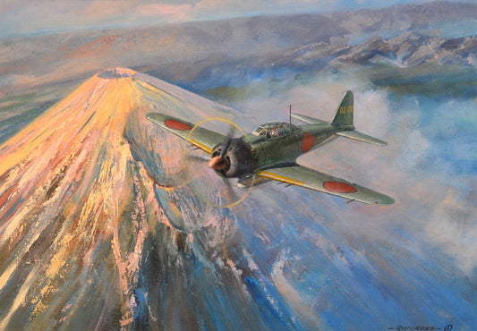 Roy Cross Aviation Art - Mitsubishi A6M "Zero"