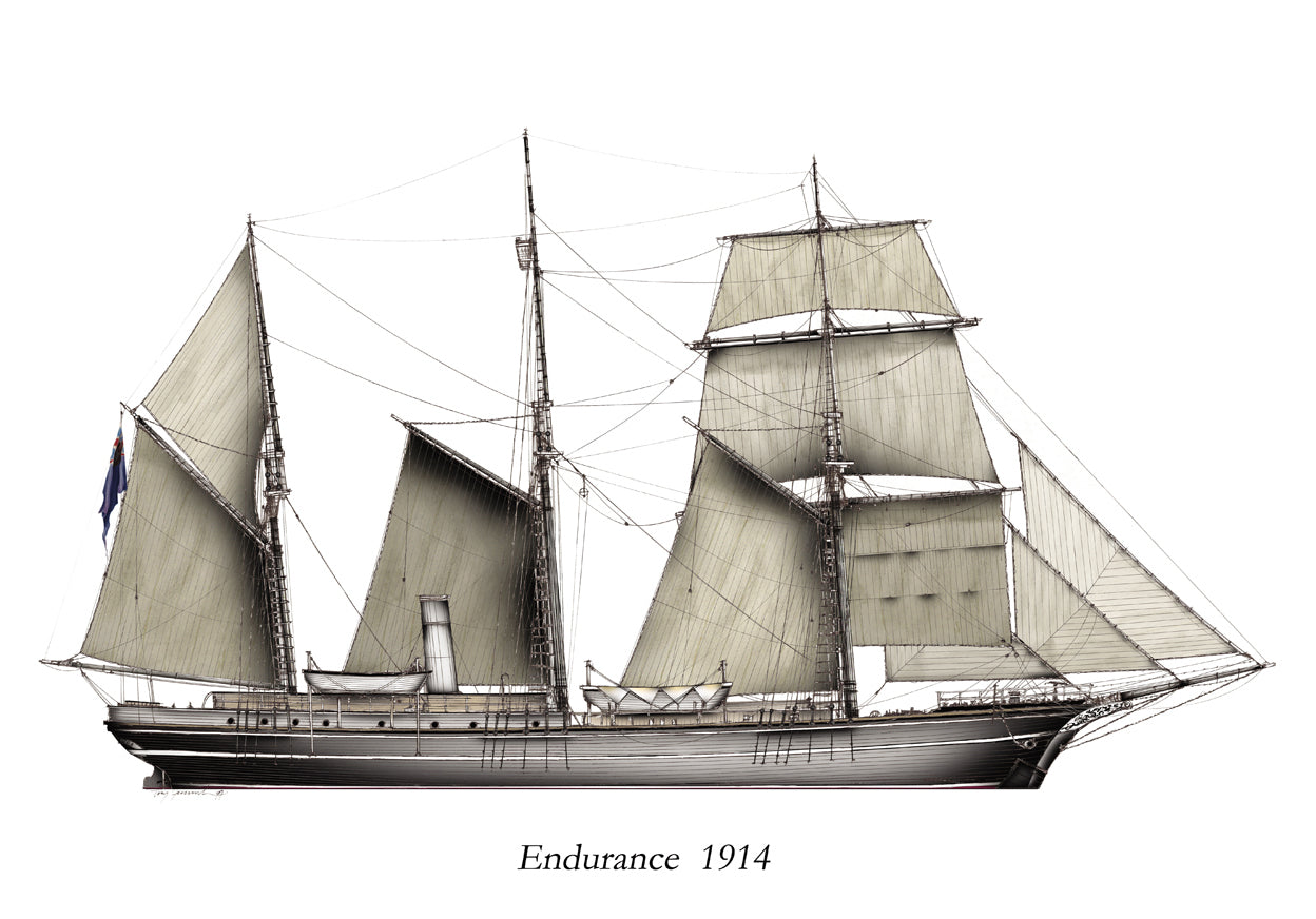Endurance 1914 Limited Edition Gicl e Print By Tony Fernandes Art endurance-1914-limited-edition-gicl-e-print-by-tony-fernandes-art