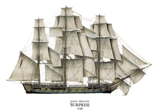 HMS Surprise - Limited edition giclée print by Tony Fernandes